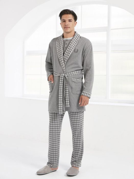 men's dressing gowns thermal - 20029
