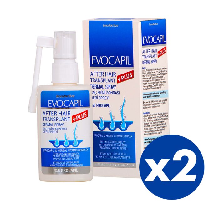 Evocapil Plus After Hair Transplantation Spray® 60ml® 60ml x2