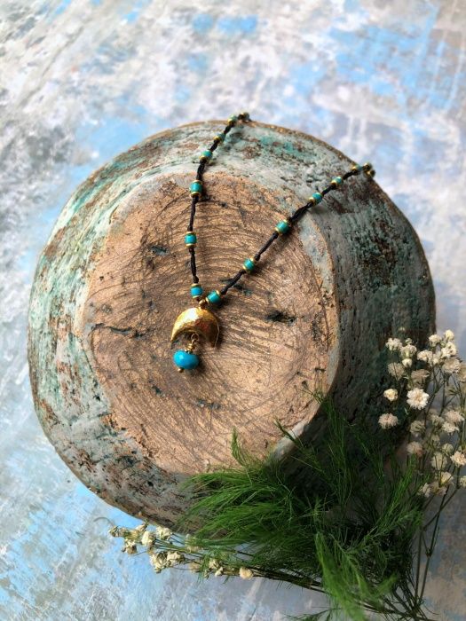 SILVER TURQUOISE NECKLACE PITANE