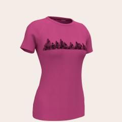 Woolnat Tree Printed Short Sleeve T-shirt Women