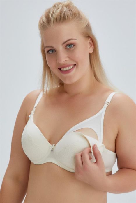 ECRU ASHLEY BREASTFEEDING BRA