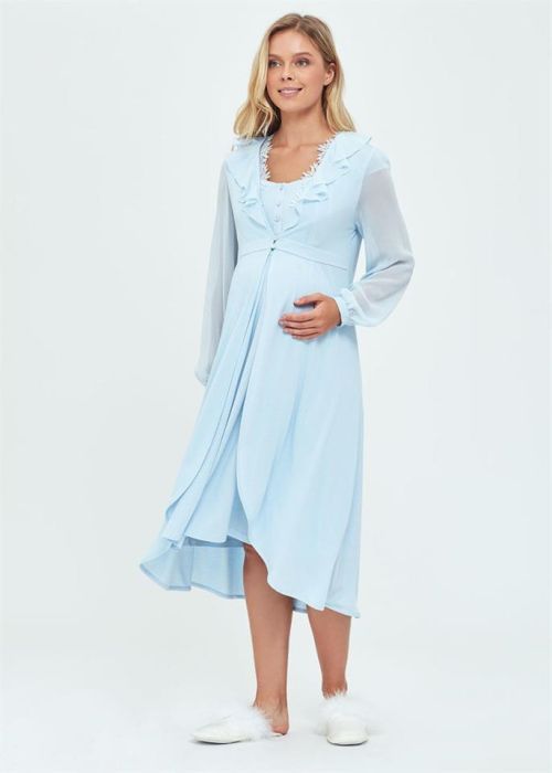 lohusa blue dressing gown