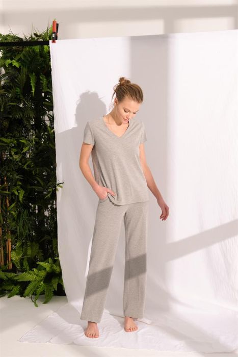 gray melange plenty of leg one woman took Everfresh