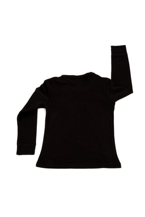 black long sleeve thermal underwear top one boy