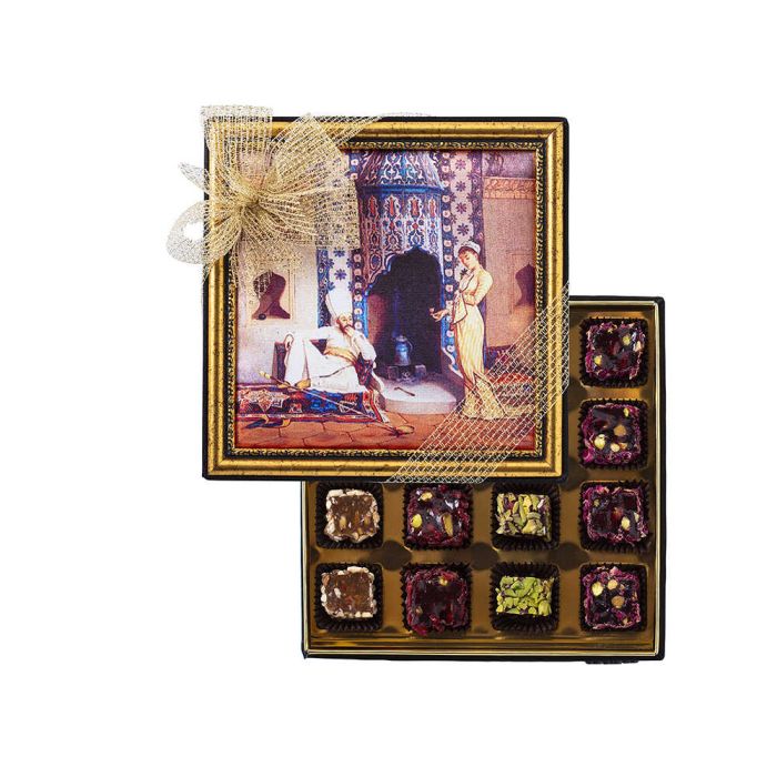 Cafer Erol, Framed Small Box Sultan - Handmade Special Turkish Delight