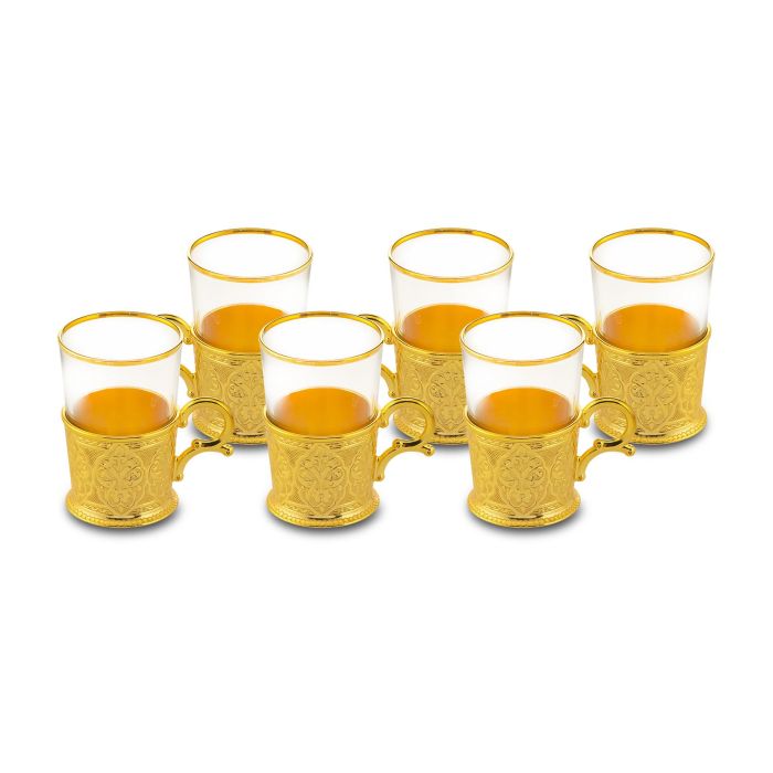 Damla Tea Set - 6 Cups