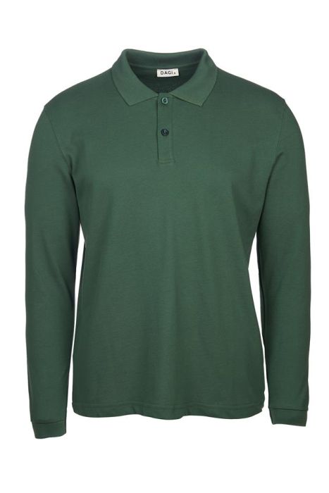 green polo shirt long sleeve men's t-shirt