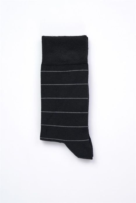 black striped socks male bamboo