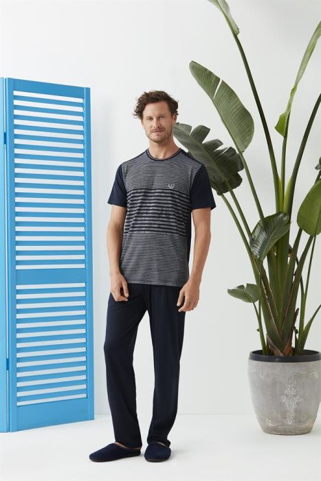 NAVY BLUE PAJAMAS SET