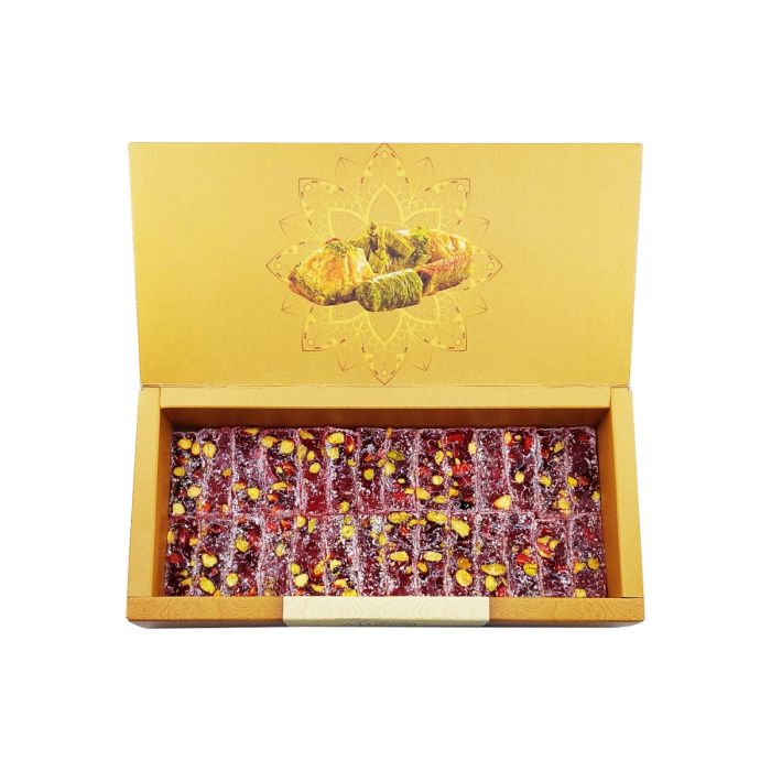 Special 80% Honey, Pistachio and Pomegranate Turkish Delight 750 G