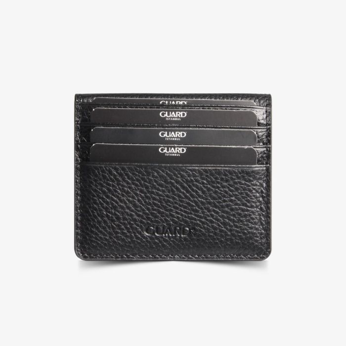 Derideposu Otto Black-Red Leather card wallet / 5239
