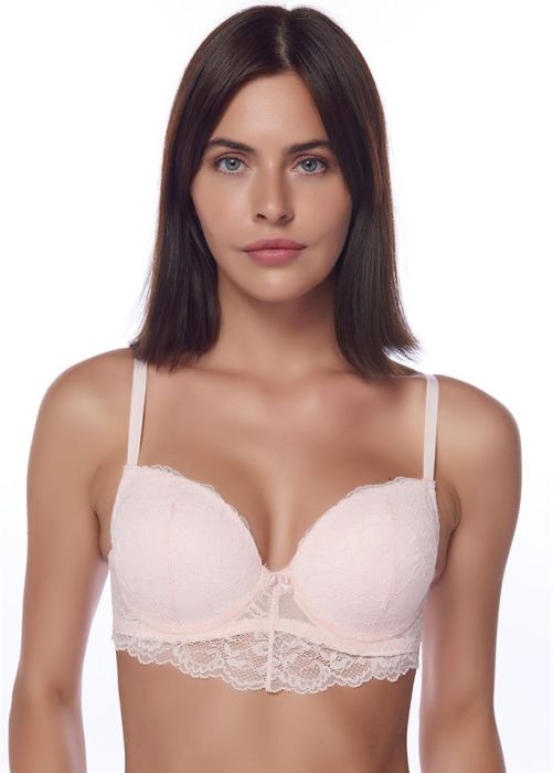 POWDER TAKE IT EASY ALMOND EMPTY CUP SINGLE BRA